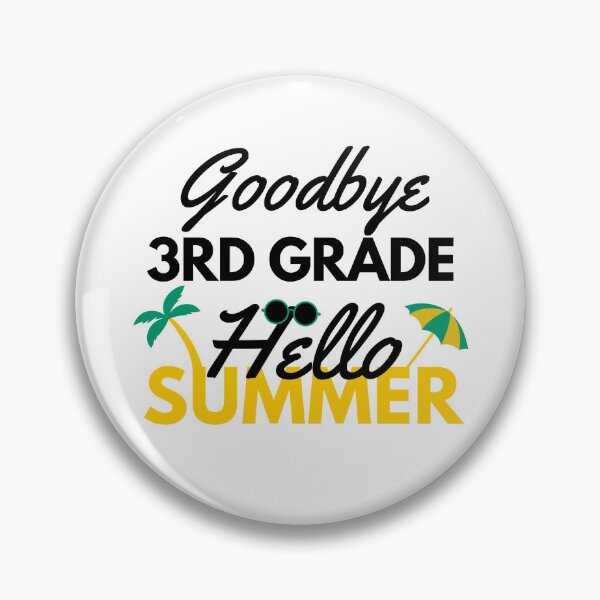 Artikelvorschau, Lustiges Zitat für den letzten Schultag: Auf Wiedersehen 3. Klasse Hallo Sommer entworfen und verkauft von AmeliaStore1.