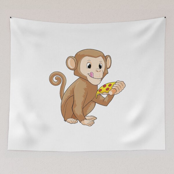 Item preview, Monkey Pizza designed and sold by Snabdesign84.
