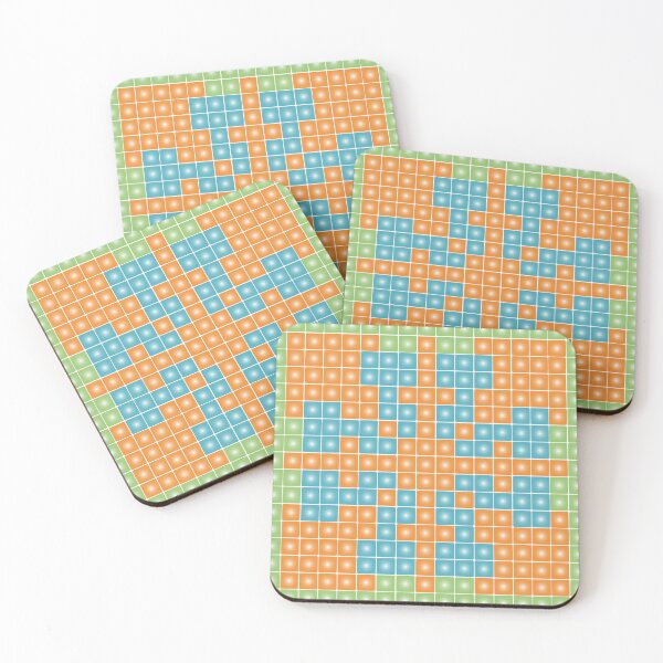 Item preview, decorative green yellow and blue design designed and sold by ErhanArt.