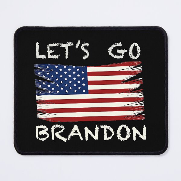 Item preview, Let's Go Brandon Tee Conservative Anti Liberal US Flag designed and sold by Bernard Bouvet.