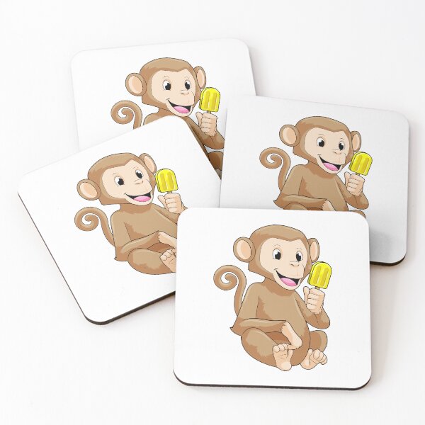 Item preview, Monkey with Popsicle designed and sold by Snabdesign84.
