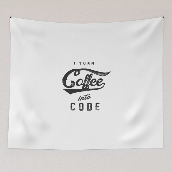 Item preview, I TURN COFFEE INTO CODE PROGRAMMER DEVELOPER CODING PHP CSS HTML designed and sold by Super3.