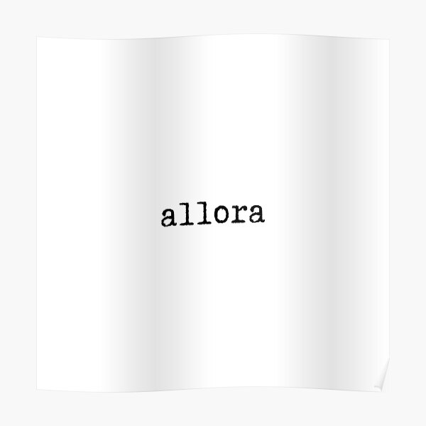 "Allora Italian Quote Typewriter" Poster for Sale by NUMAtravel Redbubble