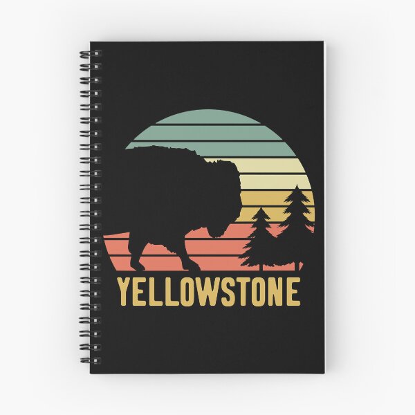 Item preview, Yellowstone National Park Bison Vintage Buffalo Retro designed and sold by Bernard Bouvet.