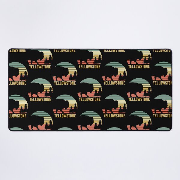 Item preview, Yellowstone National Park Bison Vintage Buffalo Retro designed and sold by Bernard Bouvet.
