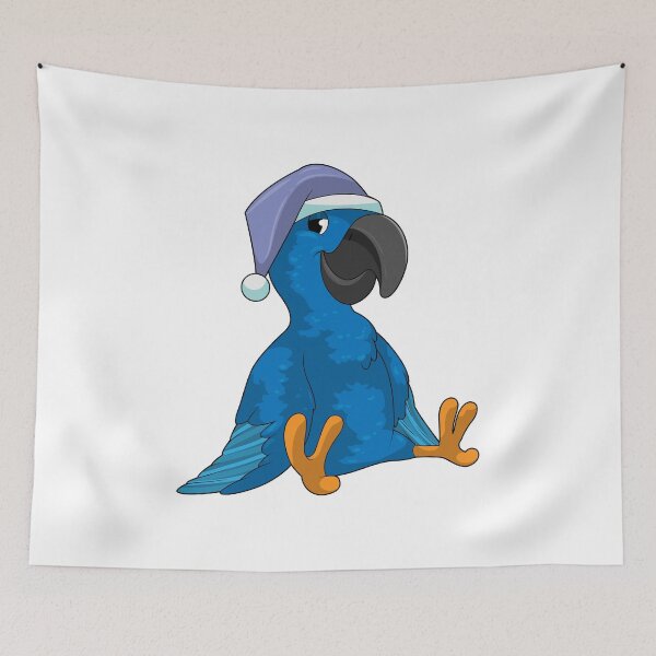 Item preview, Parrot at Sleeping with Nightcap designed and sold by Snabdesign84.