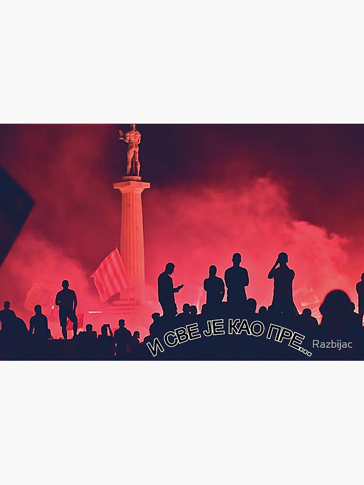 "Crvena zvezda" Sticker for Sale by Razbijac | Redbubble