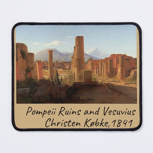Item preview, Pompeii Ruins and Vesuvius Art designed and sold by HistoricalPlace.