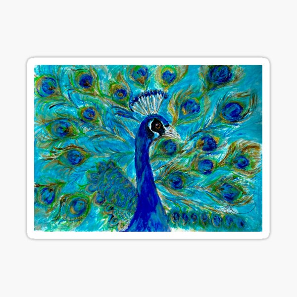 Royal Golden Plumage Sticker