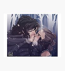 Lámina fotográfica Beso de nieve