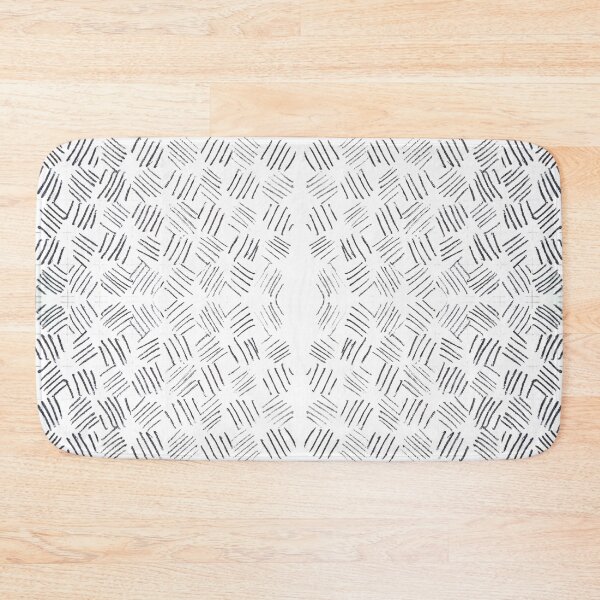 Item preview, White And Black Cross Hatching Seamless Pattern  designed and sold by Designs By YL.