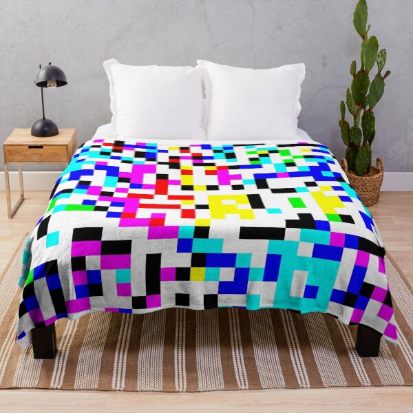 Item preview, Retro 8-bit Multicolored Pixel Confetti Pattern Design designed and sold by patternsoup.