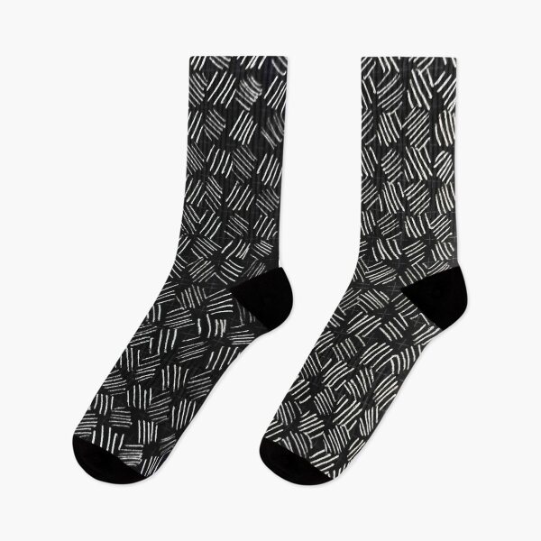Item preview, Black And White Cross Hatching Seamless Pattern  designed and sold by Designs By YL.