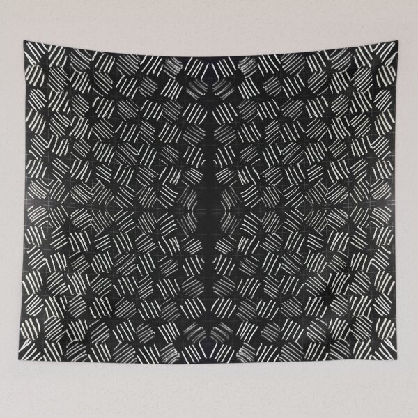 Item preview, Black And White Cross Hatching Seamless Pattern  designed and sold by Designs By YL.