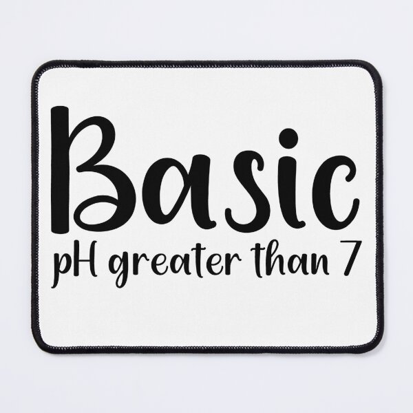 Item preview, Basic pH Greater Than 7 Chemistry Joke Cursive designed and sold by SarahJisri.
