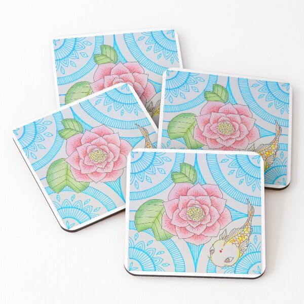 Item preview, Mandala Koi Pond with Lotus designed and sold by Studio Ukiyo.