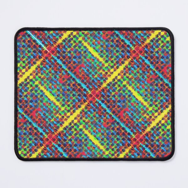 Item preview, Rainbow Diamond Cross Hatching Seamless Pattern  designed and sold by Designs By YL.