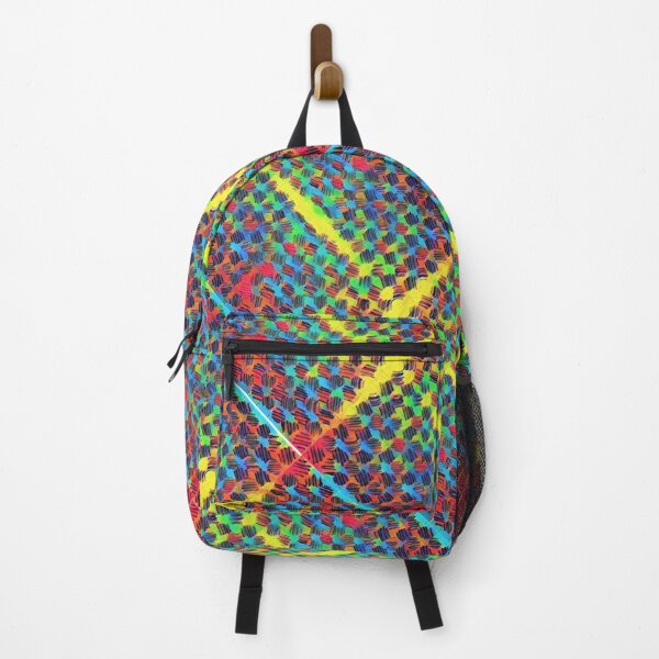 Item preview, Rainbow Diamond Cross Hatching Seamless Pattern designed and sold by Designs By YL.
