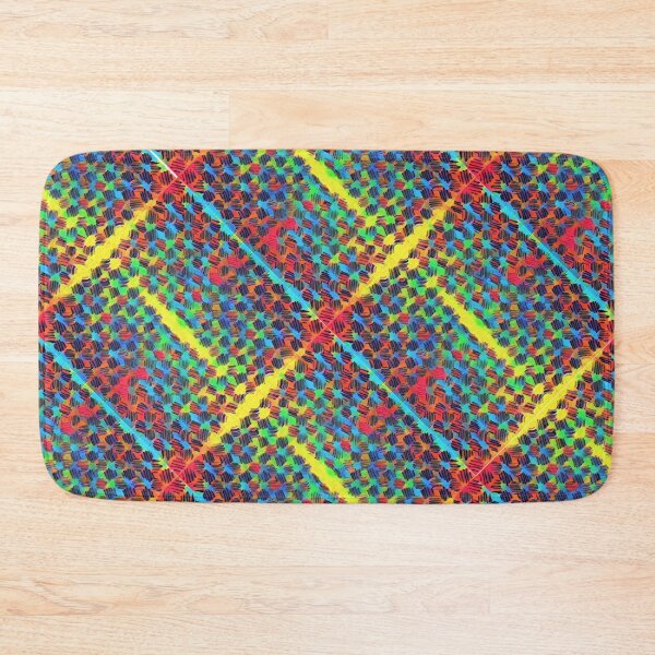 Item preview, Rainbow Diamond Cross Hatching Seamless Pattern  designed and sold by Designs By YL.