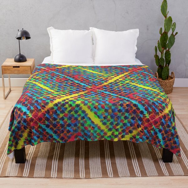 Item preview, Rainbow Diamond Cross Hatching Seamless Pattern  designed and sold by Designs By YL.