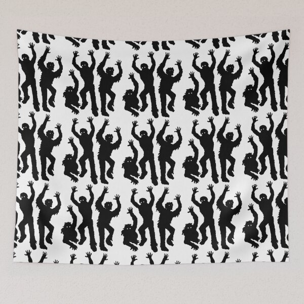 Item preview, Zombie Ghost Horror Black White designed and sold by tanabe.
