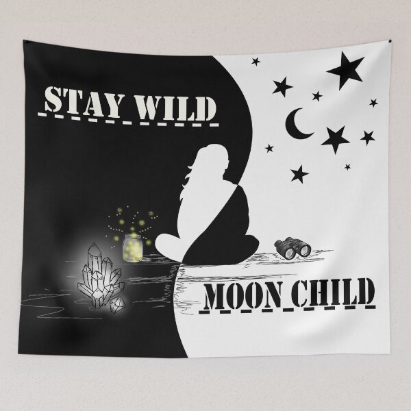 Item preview, stay wild moon child designed and sold by REDs-Designss.