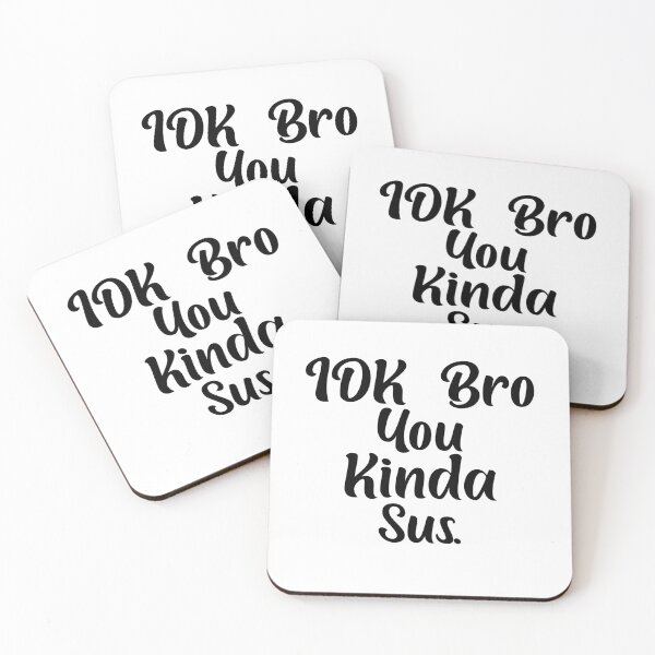 Item preview, Funny Gaming Meme Impostor Coffee IDK Bro You Kinda Sus designed and sold by AMERZAGUE DESIGN.