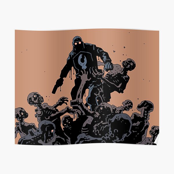 "lobster johnson,claw,hellboy,zombies, fire,ragnarok,anung un rama,red