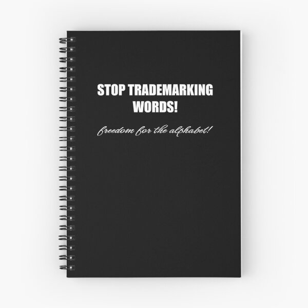 Item preview, STOP TRADEMARKING WORDS - freedom for the alphabet! designed and sold by STYLESYNDIKAT.