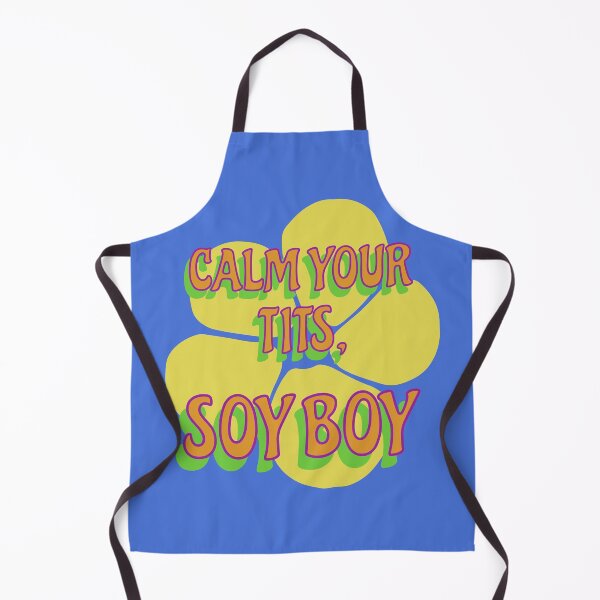 Item preview, Calm your tits, SOY BOY designed and sold by ManCardDesigns.