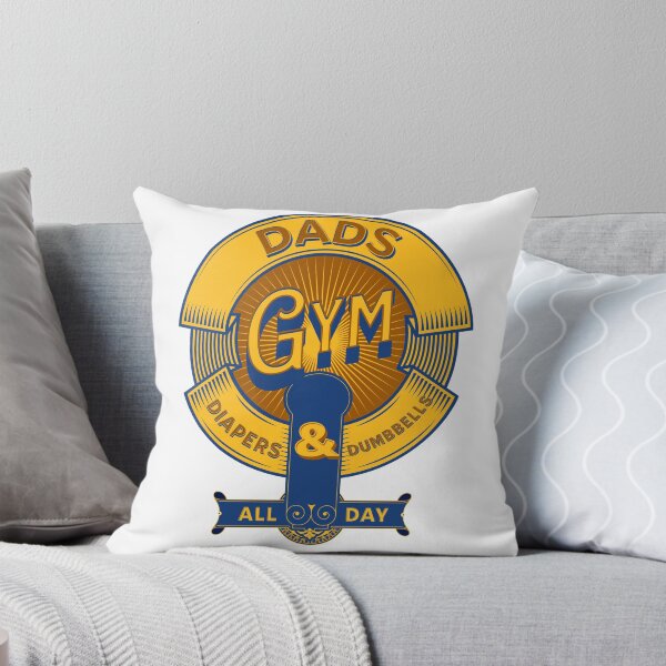 Item preview, Dads Gym Diapers and Dumbbells Vintage Retro Design - Athletic Dad Gift, Father's Day, Gift for the Gym Dad, Funny Gift for Dad designed and sold by dschiffer12.