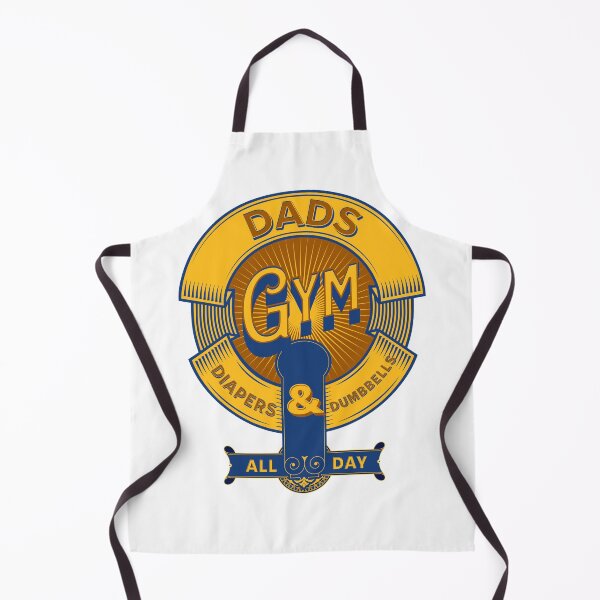 Item preview, Dads Gym Diapers and Dumbbells Vintage Retro Design - Athletic Dad Gift, Father's Day, Gift for the Gym Dad, Funny Gift for Dad designed and sold by dschiffer12.