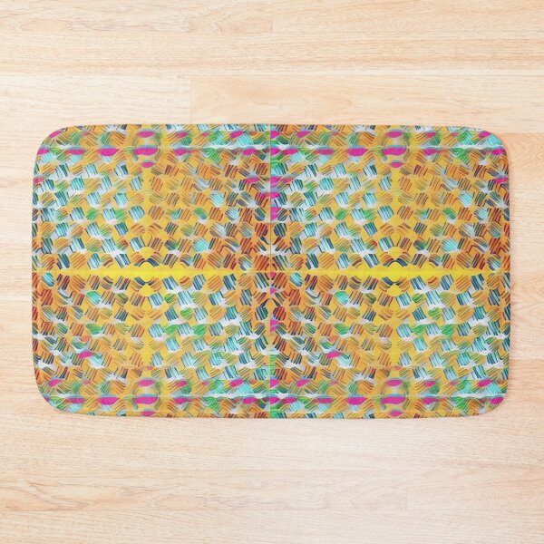 Item preview, Colorful Cross Hatching Seamless Pattern Quilt designed and sold by Designs By YL.