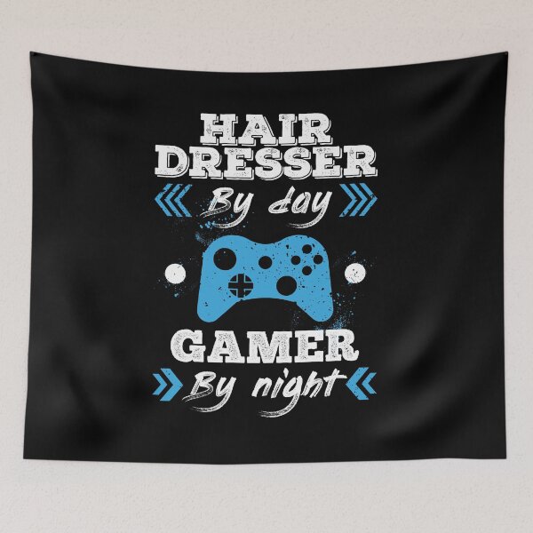 Item preview, Hair Dresser By Day Gamer By Night for Best Hair Dresser designed and sold by SVPOD.