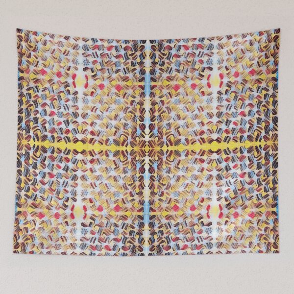 Item preview, Peach Cross Hatching Seamless Pattern  designed and sold by Designs By YL.