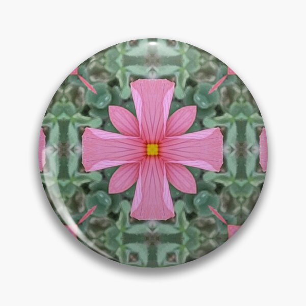 Item preview, Oxalis Obtusa 1.9 - Pink and Green Unique Pattern designed and sold by FRLF.