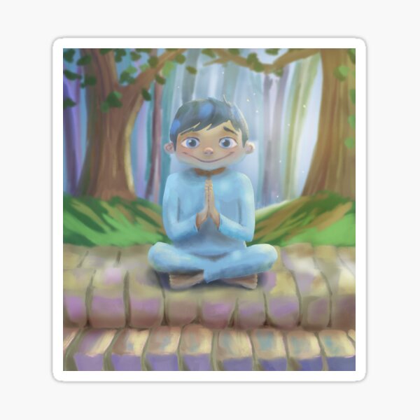 A child's prayer-beauty Sticker