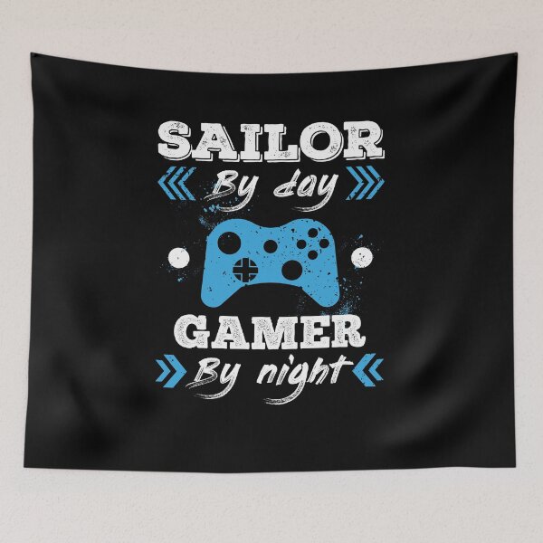 Item preview, Sailor By Day Gamer By Night for Best Sailor designed and sold by SVPOD.