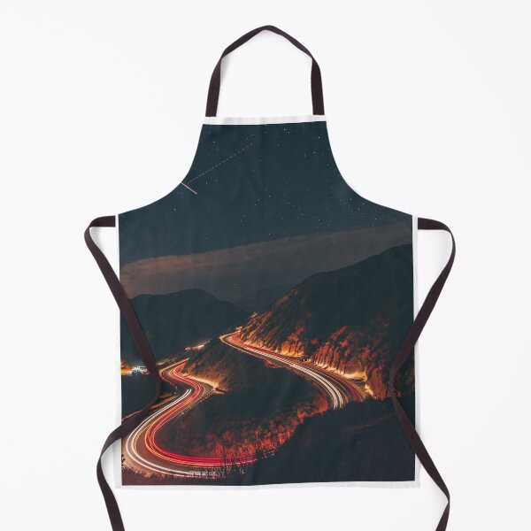 Item preview, Nightscape of cars on the road designed and sold by PezArtCo.