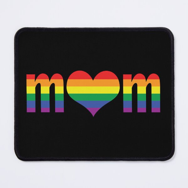 Item preview, Pride Mom Heart Rainbow Stripes designed and sold by ellenhenry.