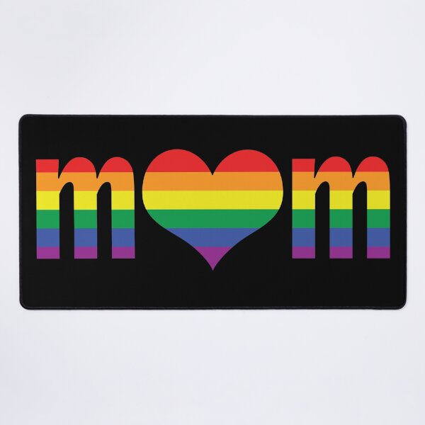 Item preview, Pride Mom Heart Rainbow Stripes designed and sold by ellenhenry.