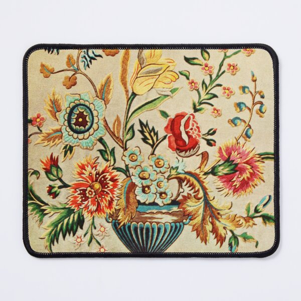 Item preview, Crewel Still Life Antique Elizabethan Vector Painting designed and sold by Vicky Brago-Mitchell®.