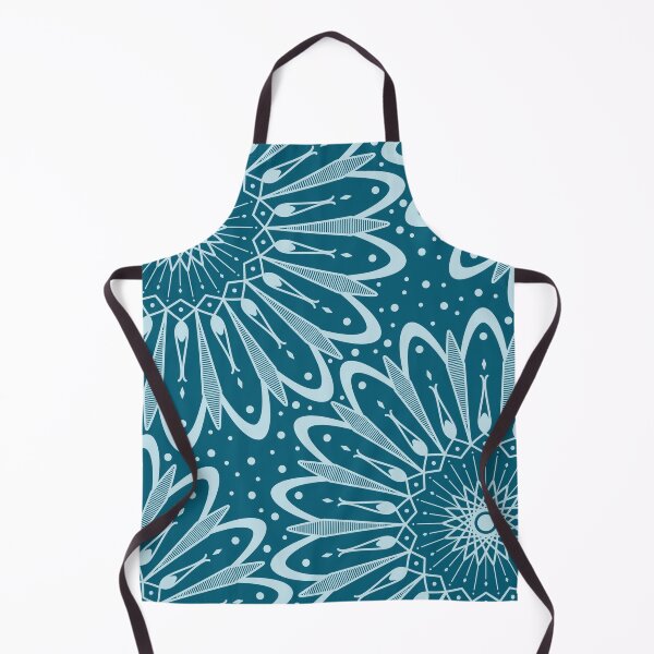 Item preview, Light Turquoise Mandalas on Teal designed and sold by humnoo.