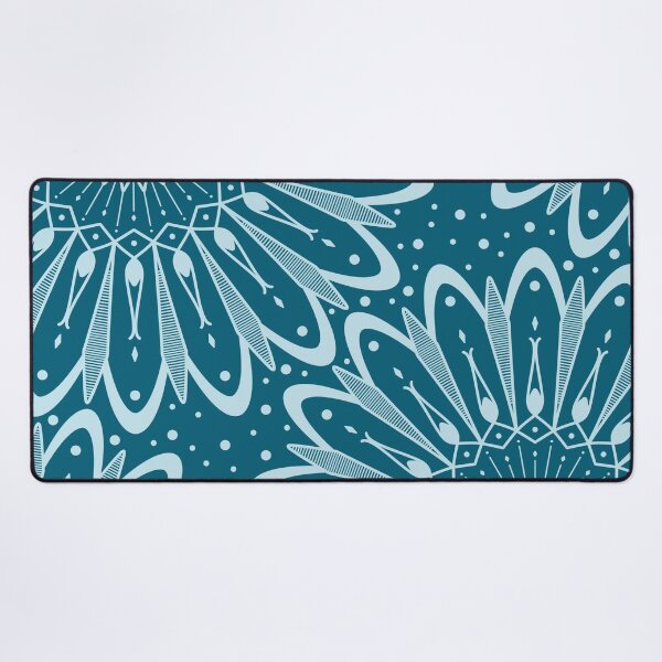 Item preview, Light Turquoise Mandalas on Teal designed and sold by humnoo.