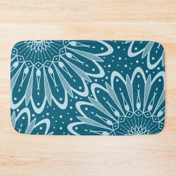 Item preview, Light Turquoise Mandalas on Teal designed and sold by humnoo.