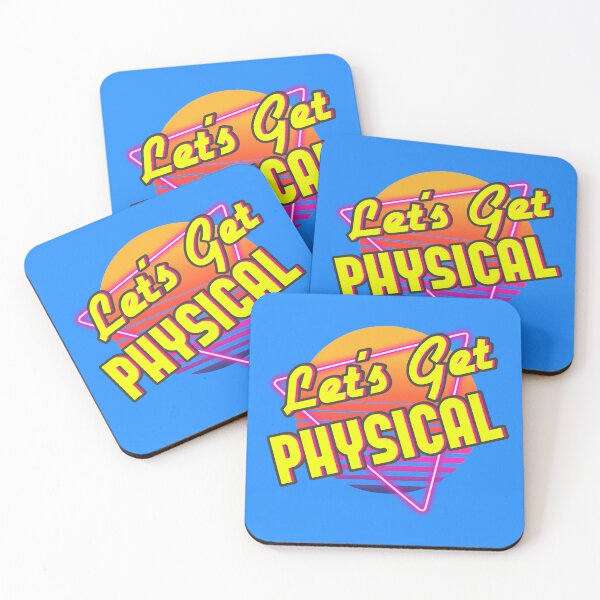 Item preview, Lets Get Physical 80s Costume Party Retro Neon Eighties Gym Workout 1980s designed and sold by AnyKitty.