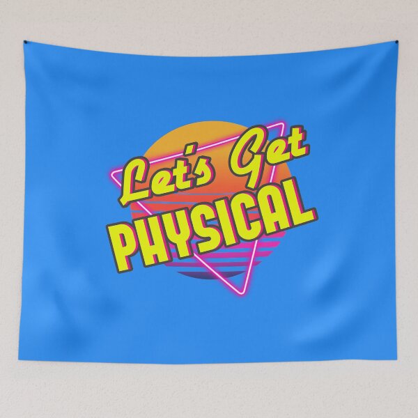 Item preview, Lets Get Physical 80s Costume Party Retro Neon Eighties Gym Workout 1980s designed and sold by AnyKitty.