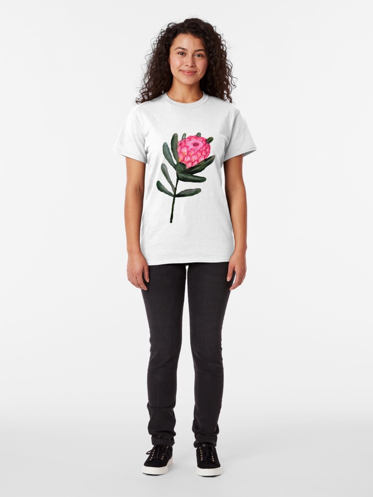 Alternate view of Protea watercolor floral Classic T-Shirt