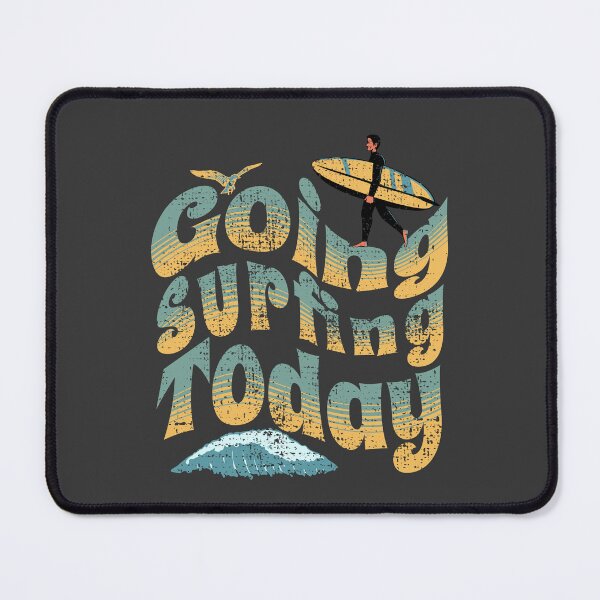 Item preview, Cool Surfboarding Surfer Guy Going Surfing Today Vintage Edition designed and sold by CharJens.