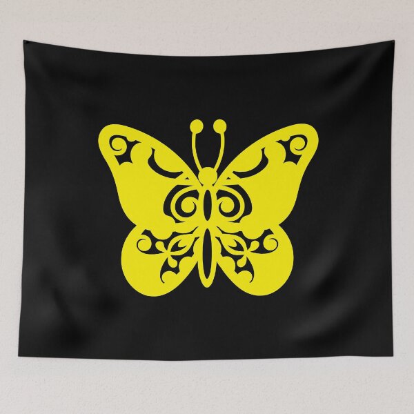 Item preview, Yellow Volumetric Butterfly | Nature | Aesthetic | Witchy Design  designed and sold by Ravenvine.